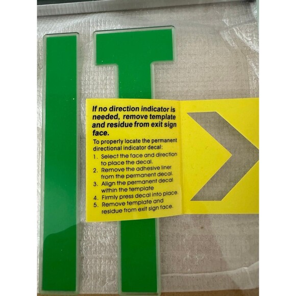 Utopia Lighting Exit And Emergency Lighting Edge Lite LED EXIT Sign With Box NOB - Picture 4 of 11